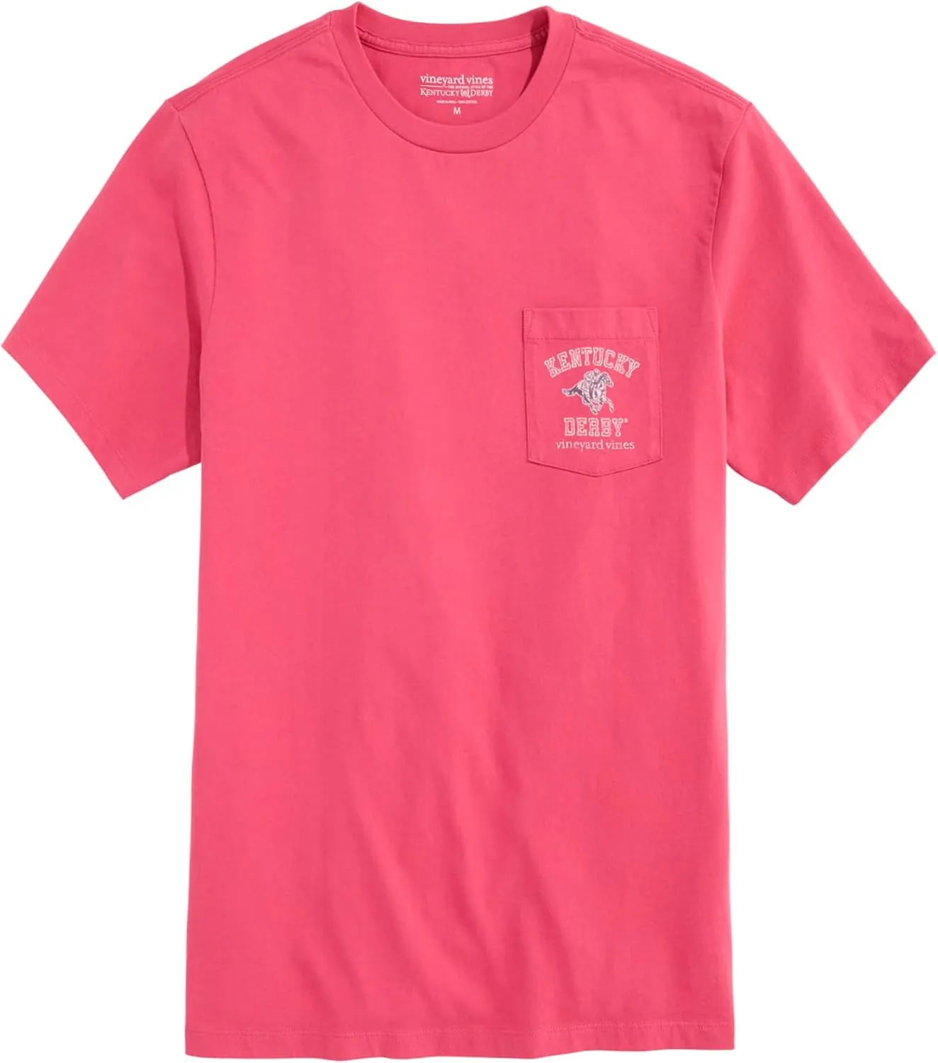 vineyard vines Men's Kentucky Derby Varsity Text Short-Sleeve Pocket Tee