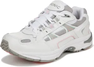Vionic Unisex Oxford 23WALK, Pink Leather, 5.5 Wide US Women