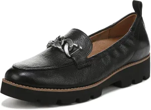 Vionic Women's Charm Cynthia Lug Sole Slip On - Supportive Ladies Lug Sole Loafers That Include Three-Zone Comfort with Orthotic Insole Arch Support, Medium Fit, Sizes 5-11