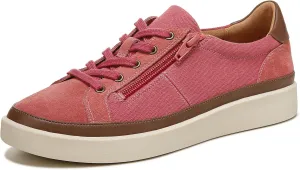 Vionic Women's Essence Mayra Suede Fashion Sneaker- Supportive Casual Shoes That Includes a Built-in Arch Support Orthotic Footbed That Corrects Pronation and Helps Heel Pain, Sizes 5-12