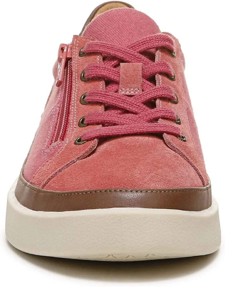 Vionic Women's Essence Mayra Suede Fashion Sneaker- Supportive Casual Shoes That Includes a Built-in Arch Support Orthotic Footbed That Corrects Pronation and Helps Heel Pain, Sizes 5-12