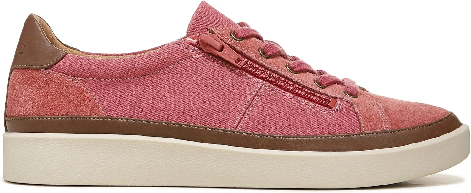 Vionic Women's Essence Mayra Suede Fashion Sneaker- Supportive Casual Shoes That Includes a Built-in Arch Support Orthotic Footbed That Corrects Pronation and Helps Heel Pain, Sizes 5-12