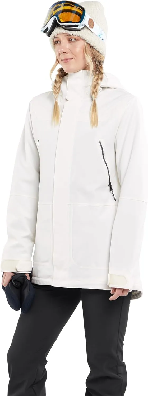 Volcom Women's Shadow Insulated Snowboard Ski Winter Hooded Jacket
