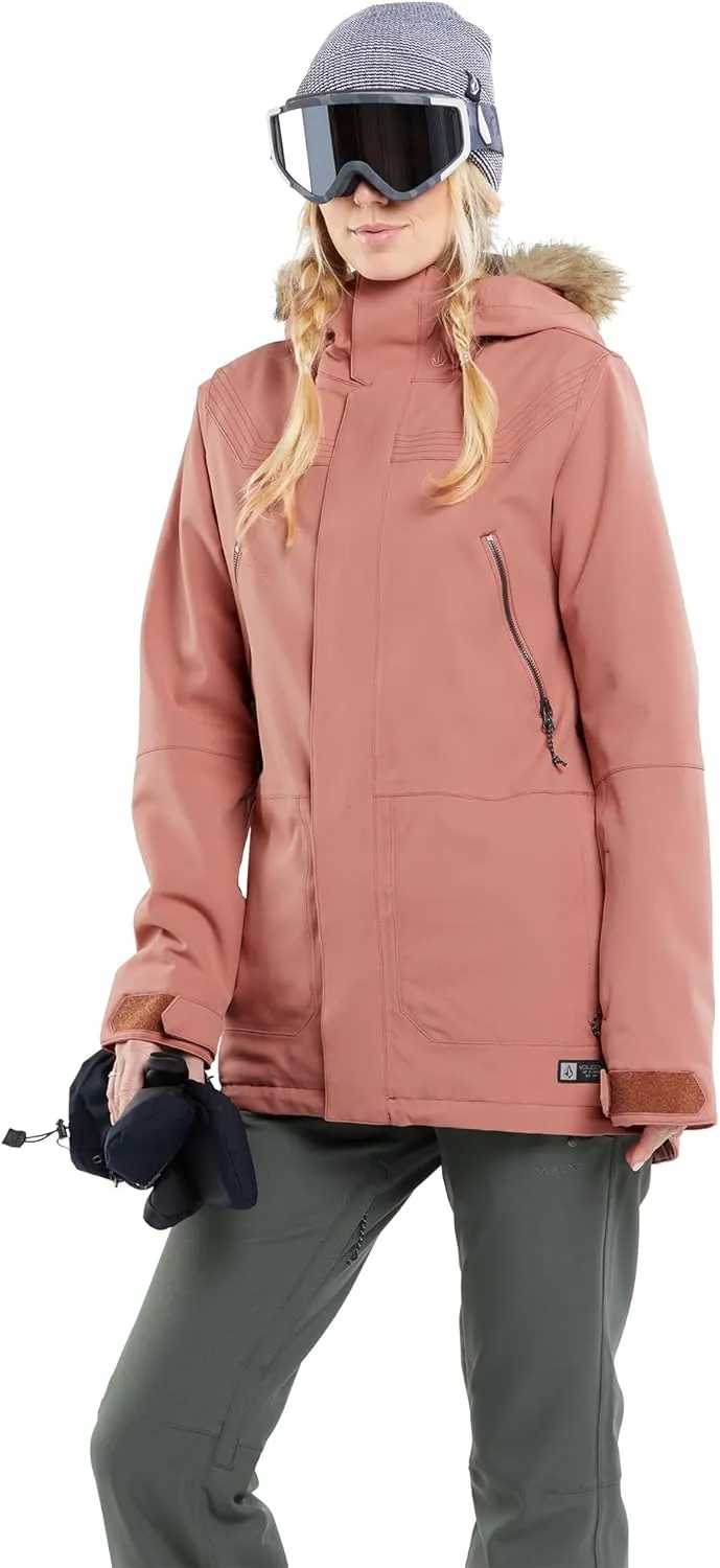 Volcom Women's Shadow Insulated Snowboard Ski Winter Hooded Jacket