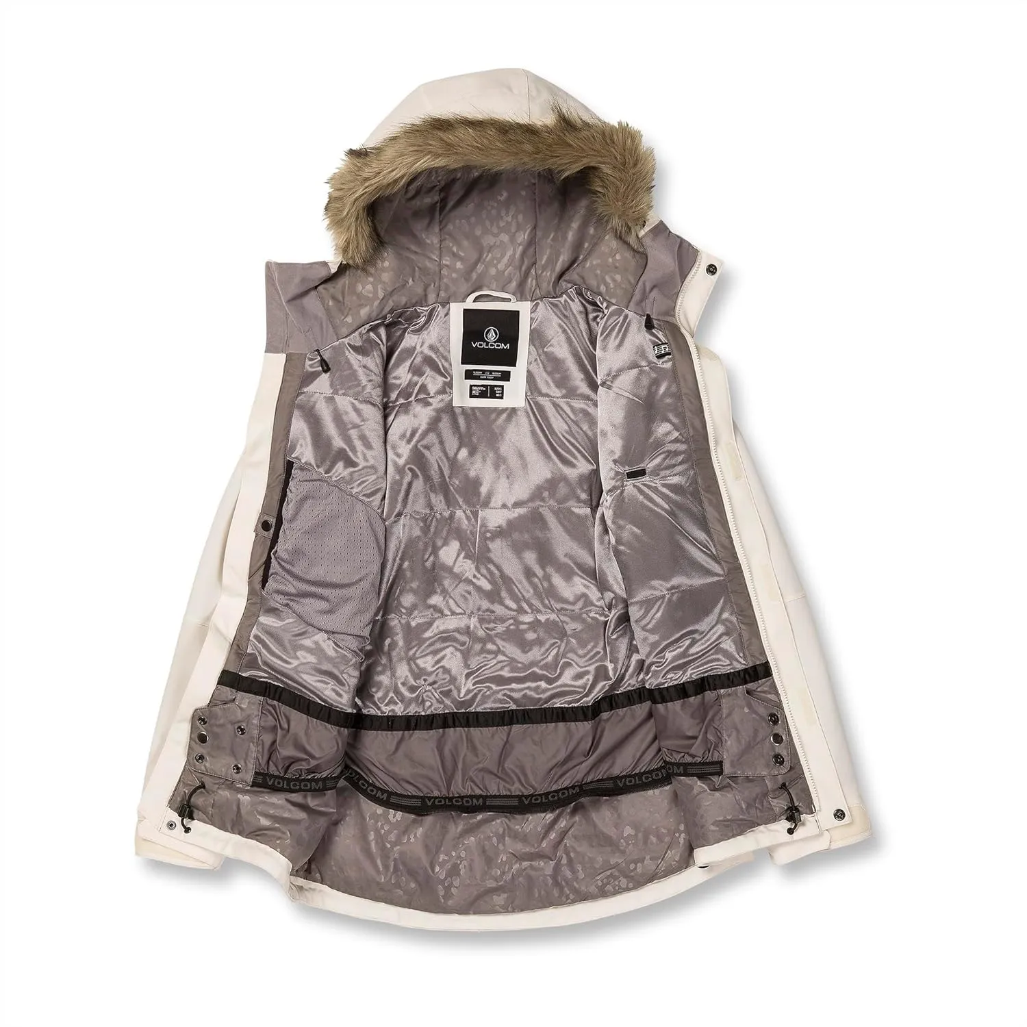 Volcom Women's Shadow Insulated Snowboard Ski Winter Hooded Jacket