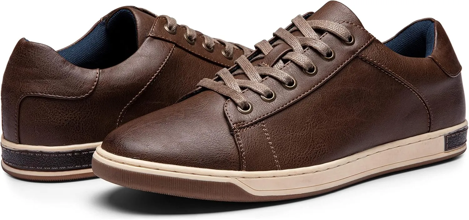 Vostey Men's Sneakers Fashion Casual Shoes Dress Sneaker Oxford Shoes