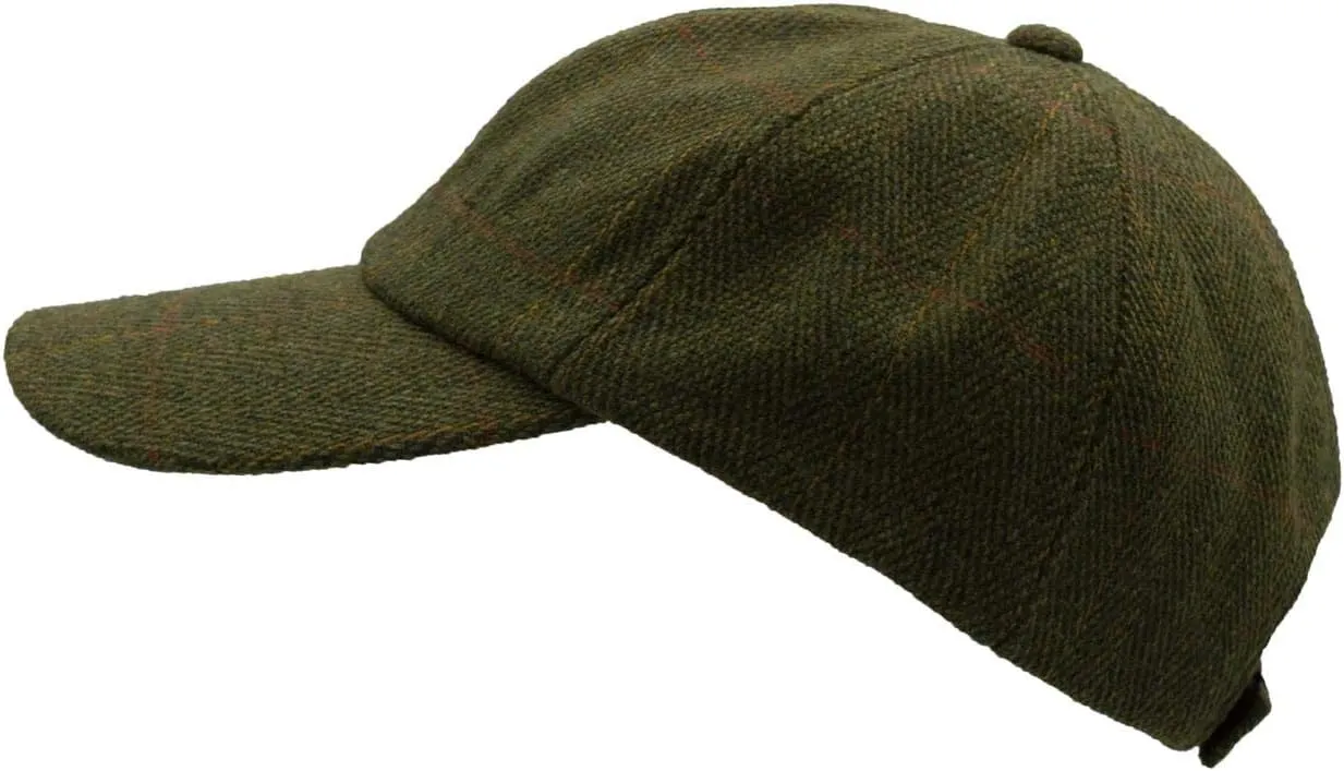 Walker and Hawkes Derby Tweed Shoulden Baseball Cap