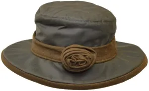 Walker and Hawkes - Ladies Wax Windsor Rose Hat w/Flower Detail