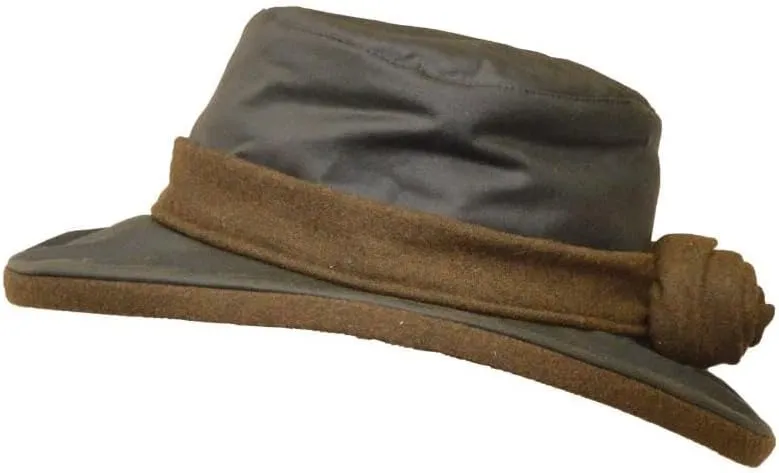 Walker and Hawkes - Ladies Wax Windsor Rose Hat w/Flower Detail