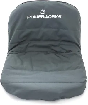 Weatherproof Deluxe Riding Lawn Mower Seat Cover, Medium, Black