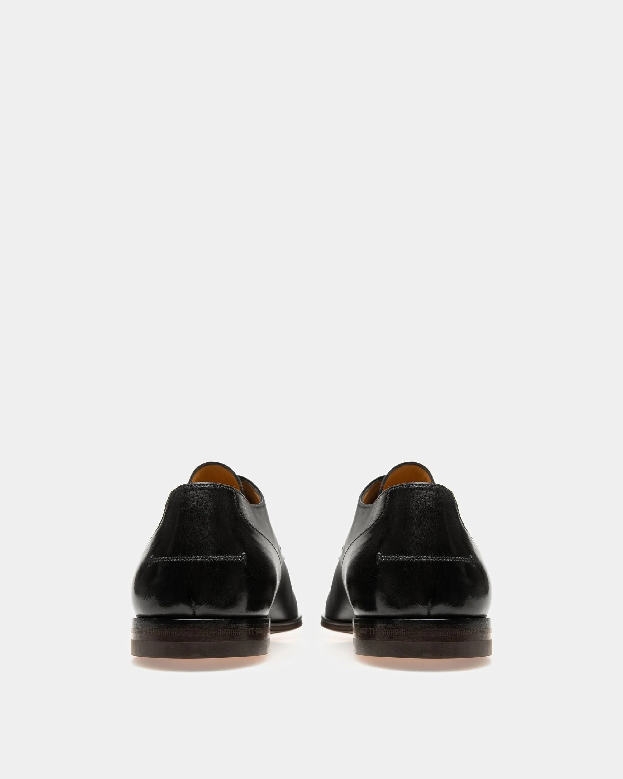 Wedmer Leather Derby Shoes In Black