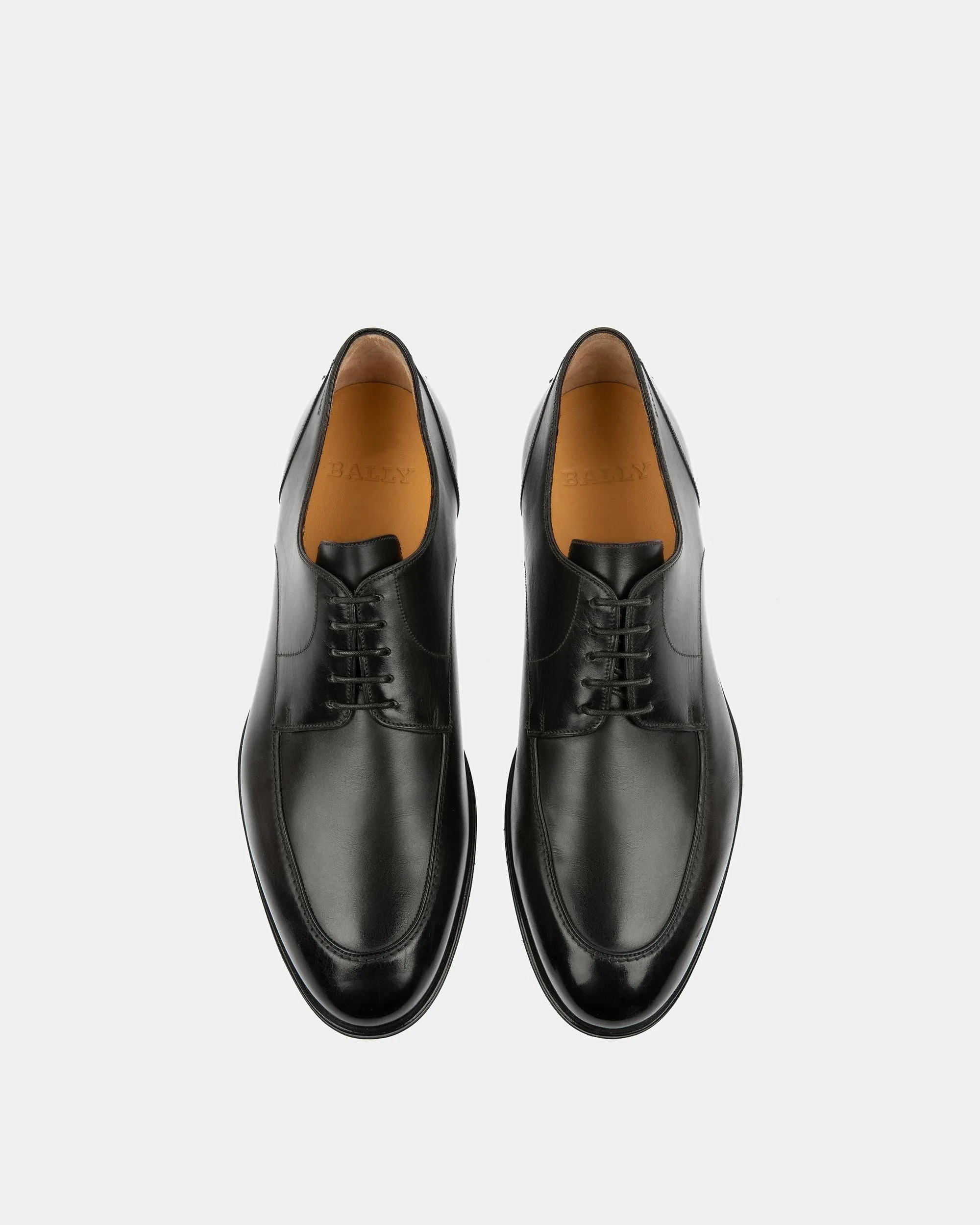 Wedmer Leather Derby Shoes In Black
