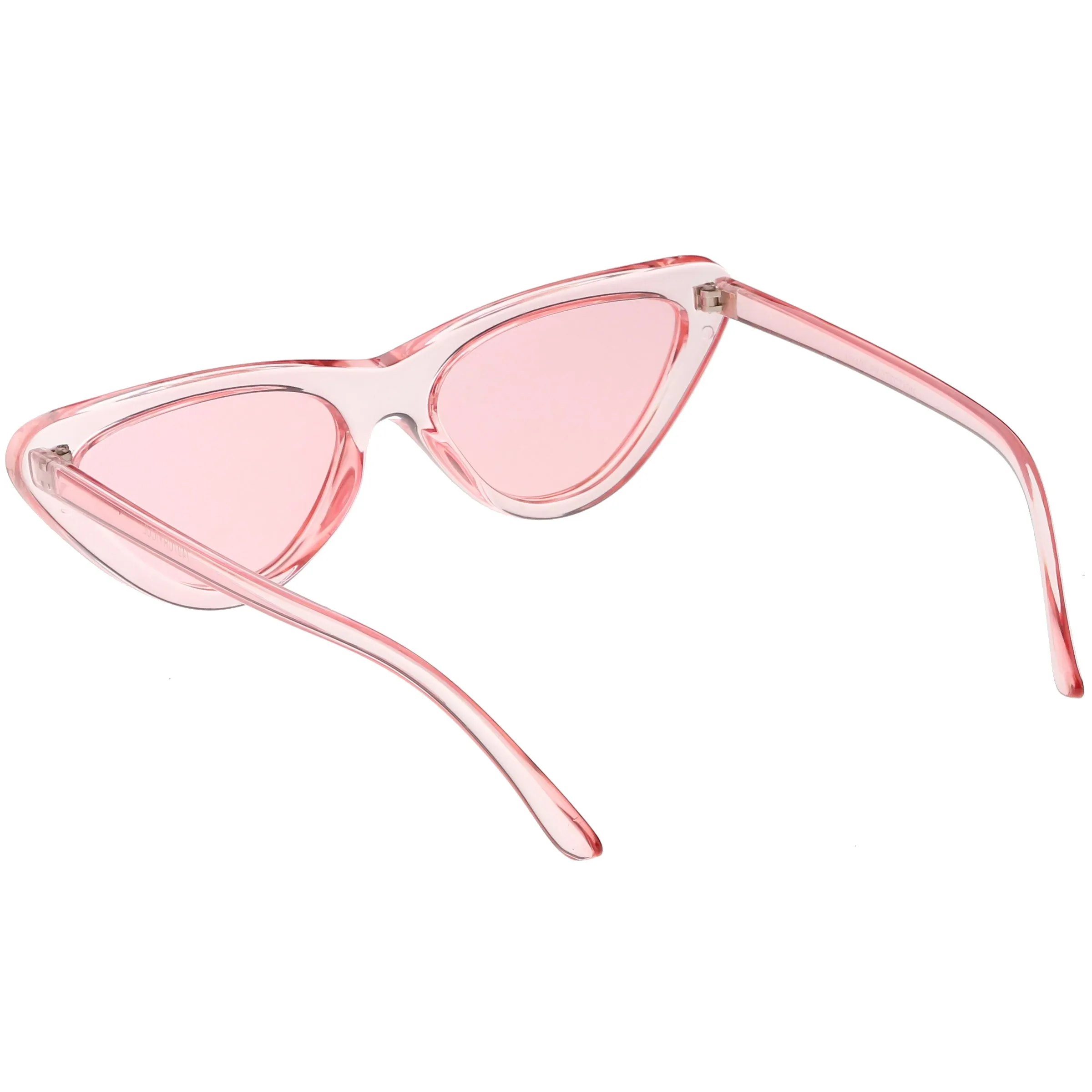 Women's Colorful Retro Indie Festival Thin Cat Eye Sunglasses C560