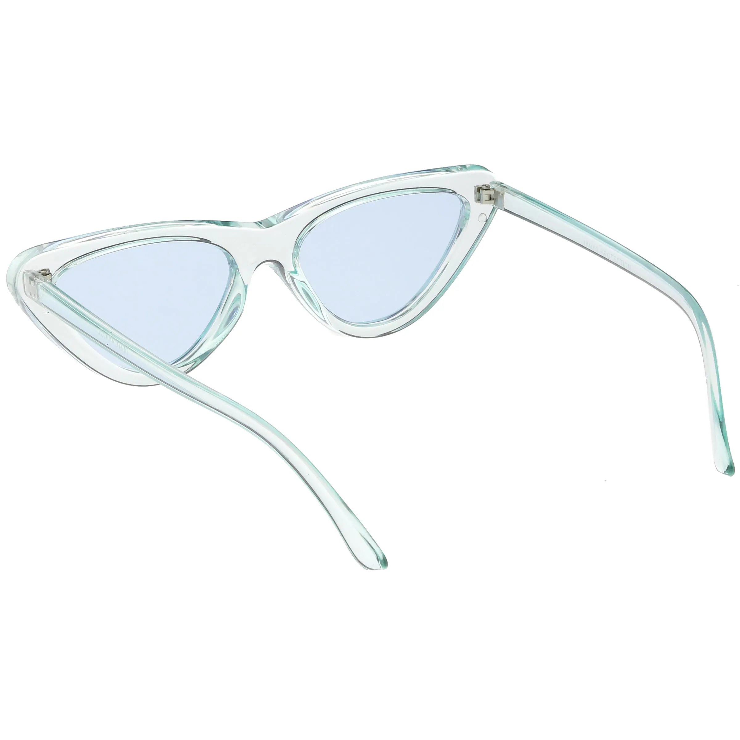 Women's Colorful Retro Indie Festival Thin Cat Eye Sunglasses C560