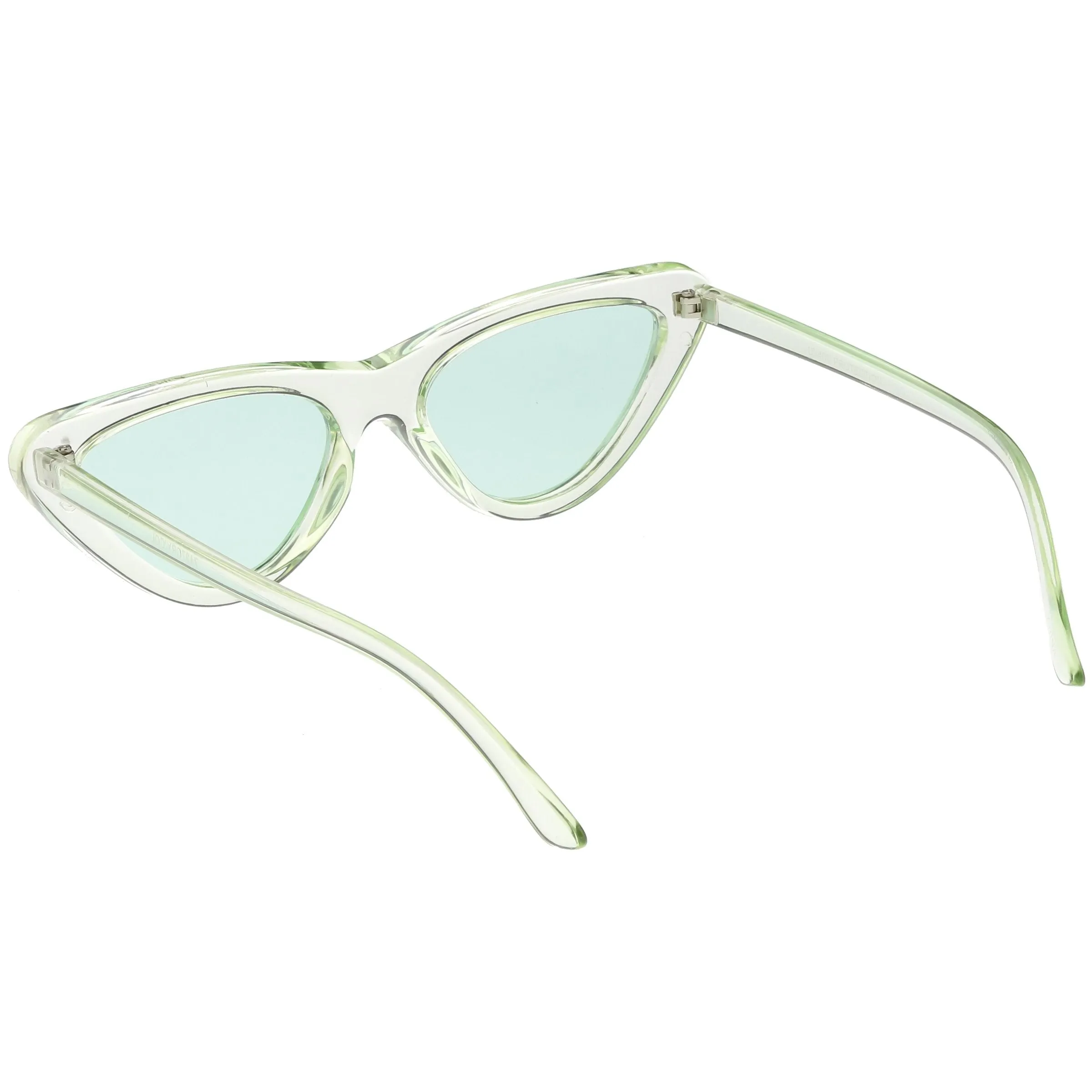 Women's Colorful Retro Indie Festival Thin Cat Eye Sunglasses C560