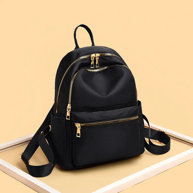 Women's Fashionable Korean Versatile Fashion Oxford Cloth Backpacks