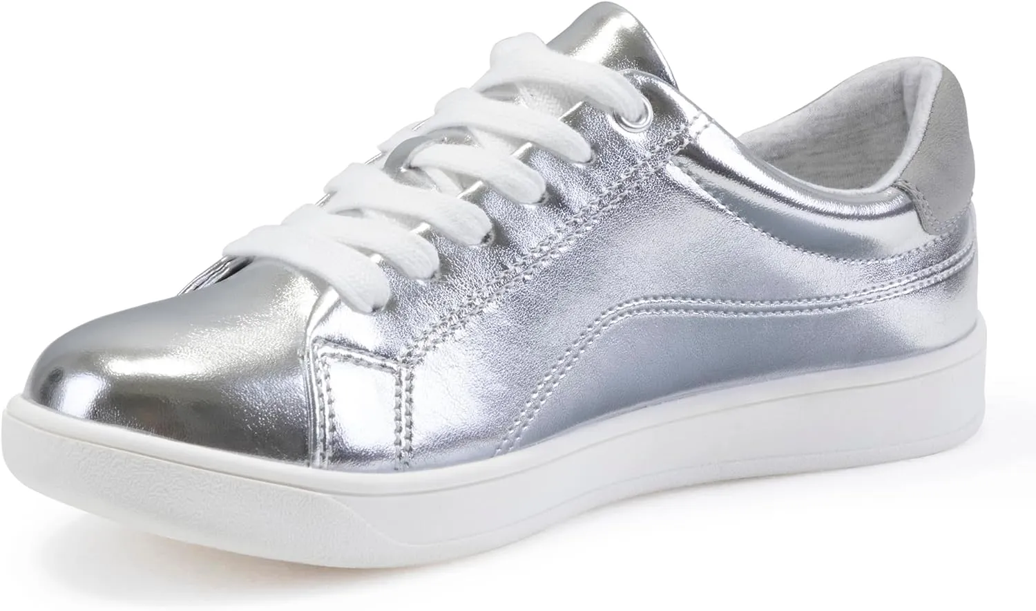 Women's Lace Up Trendy Sneaker Classic Fashion Low Top Walking Shoes