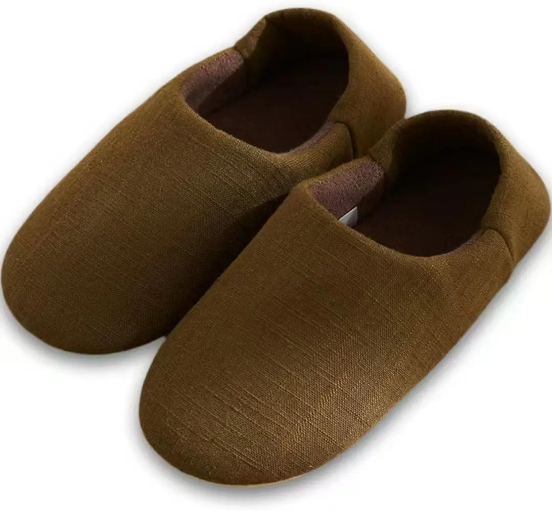 Women's Lightweight House Slippers with Heel Coverage Foldable Maternity Indoor Slippers Breathable Anti-Slip Bedroom Slippers for Travel Home Postpartum Everyday Comfort