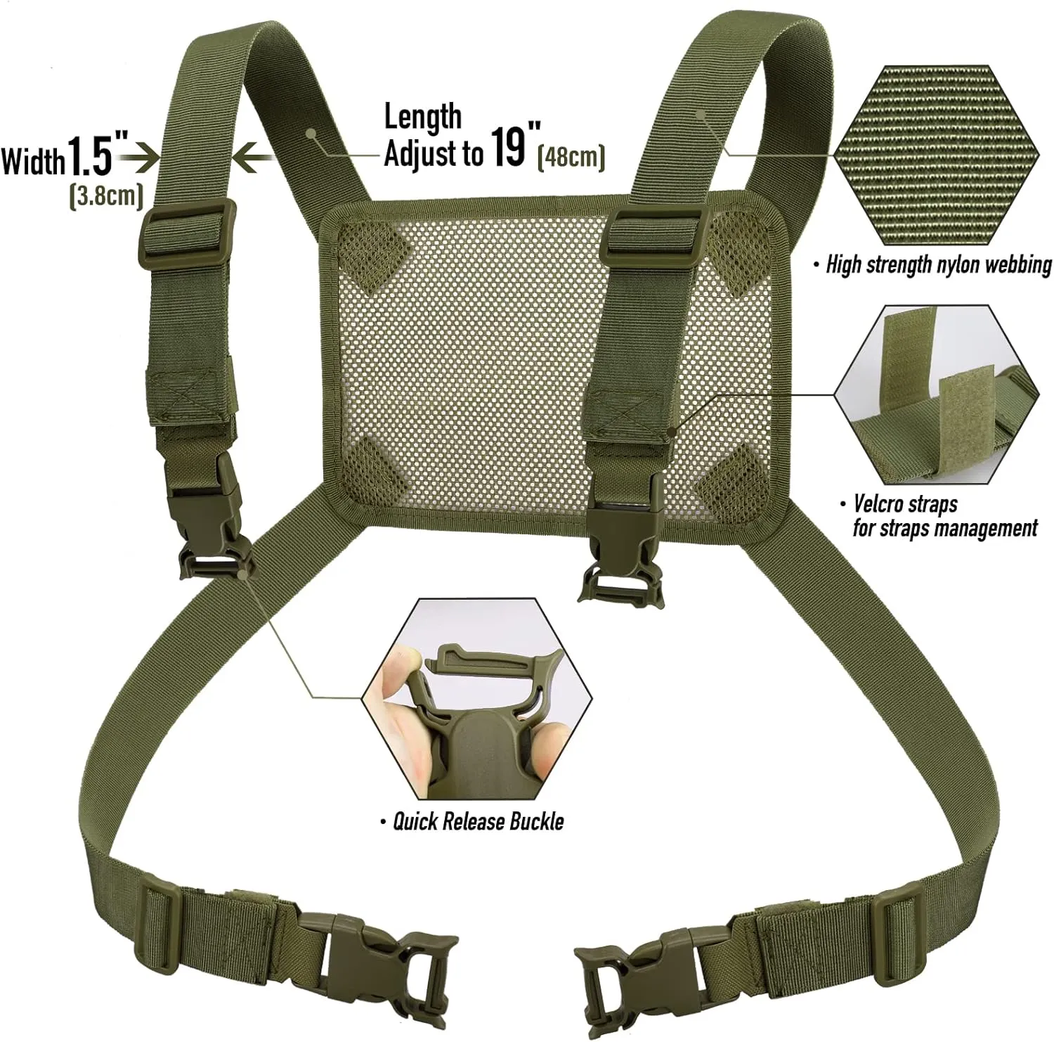 WYNEX Tactical Large Admin Pouch of Double Layer Design, Molle EDC EMT Utility Pouch with Map Sleeve Modular Tool Pouch Large Capacity Flag Patch Included