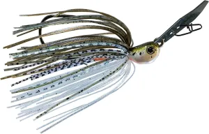 Z-man CBJH38-09 Chatterbait Jack Hammer Lure, 5/0 Hook Size, 3/8 oz, Green Pumpkin Shad, Package of 1
