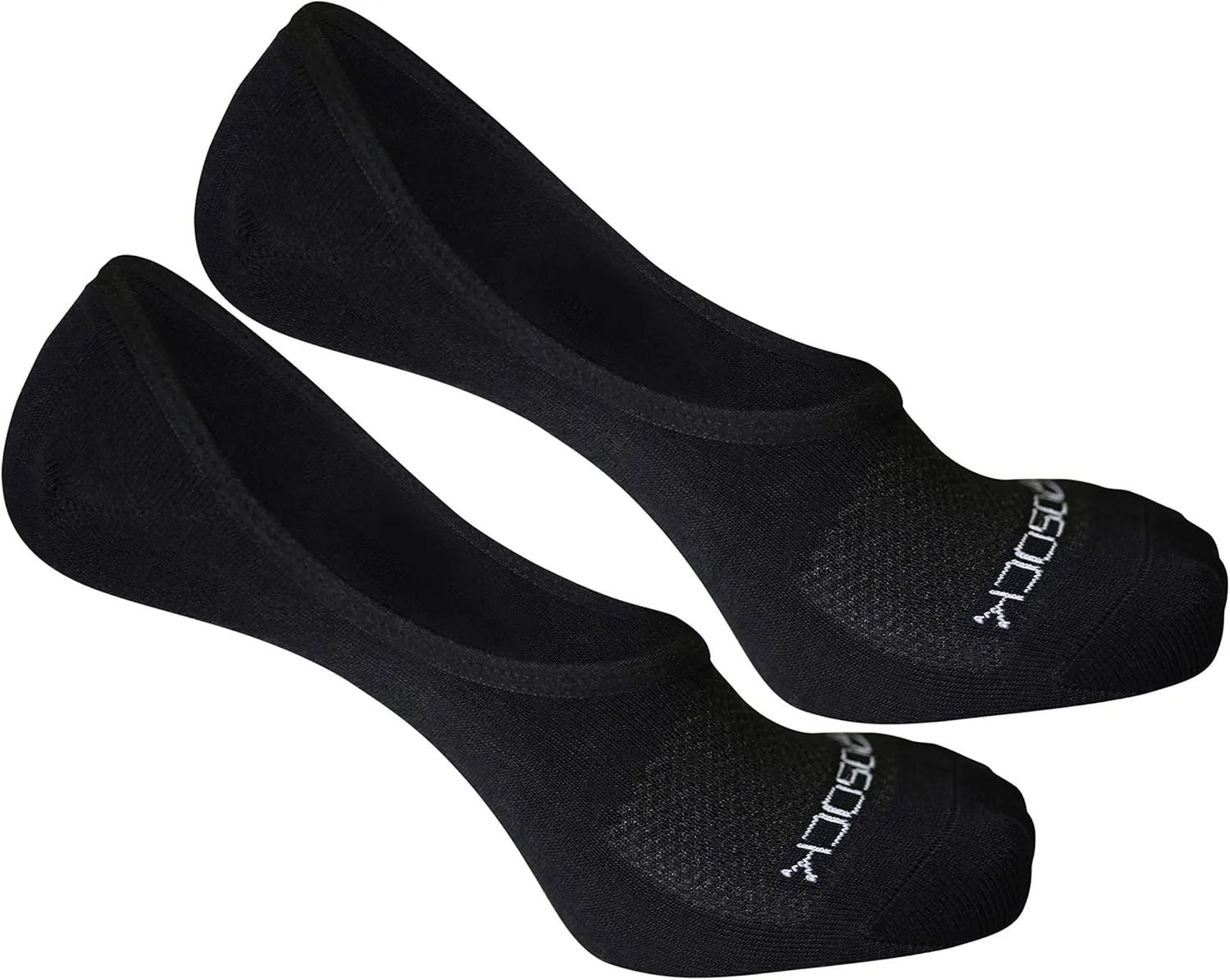 ZeroSock Bamboo Viscose Super Low Invisible Socks With Mesh Ventilation with Anti-Slip Gel Heel Grip (4 Pairs Per Box)